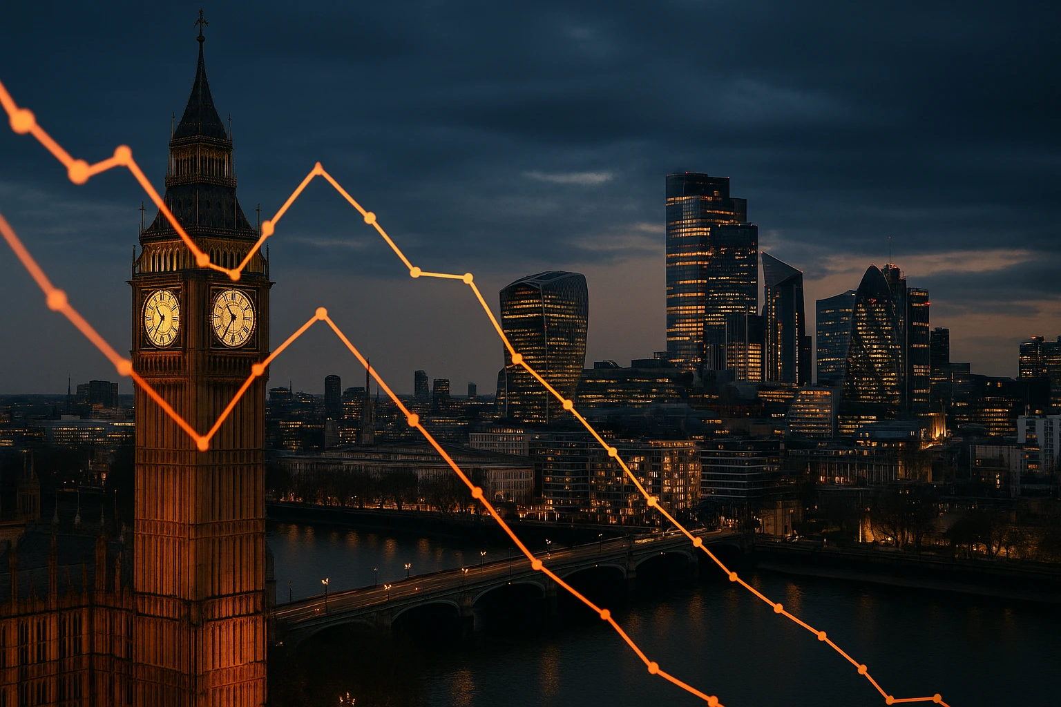 Dubbla kriser hotar Storbritanniens ekonomi