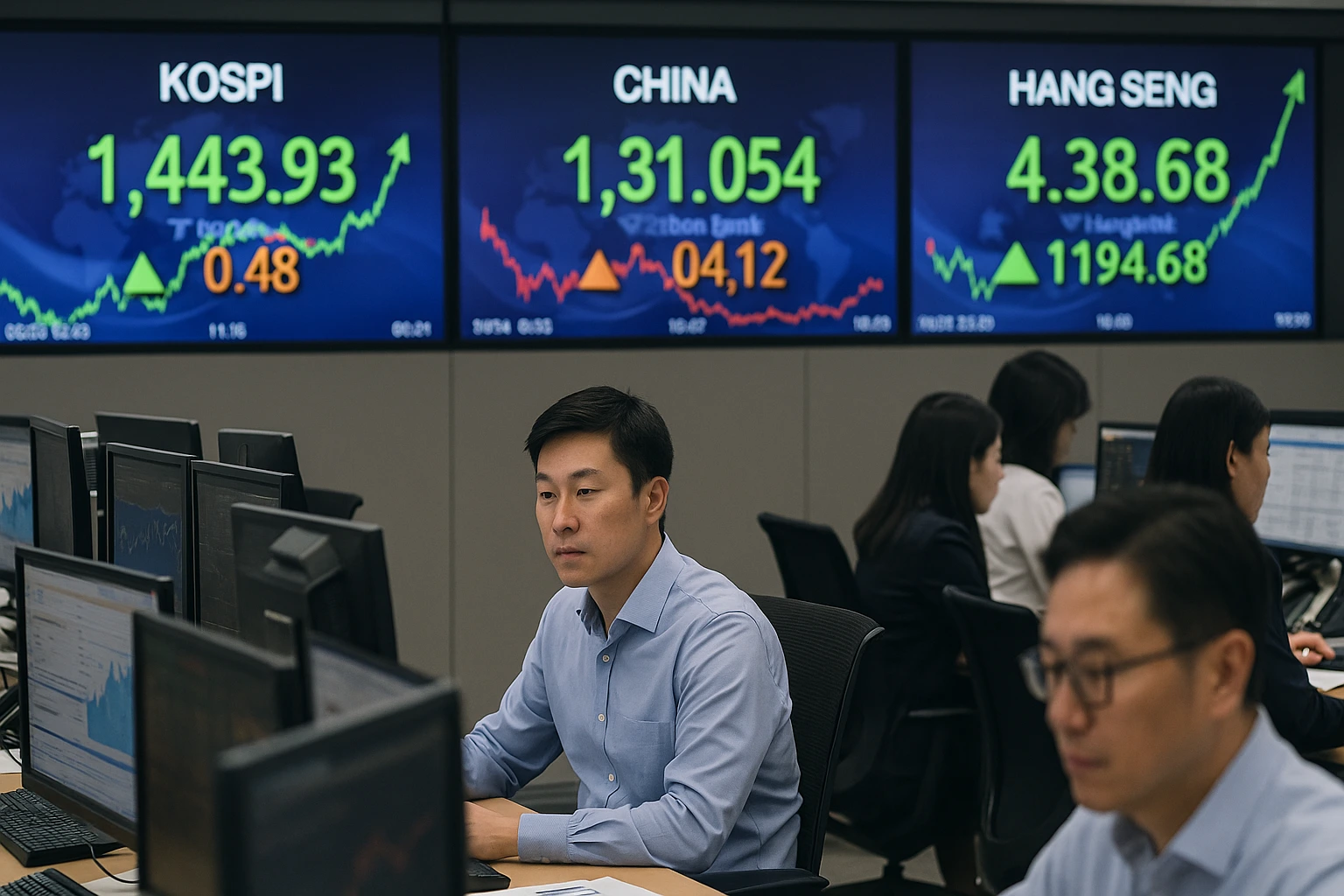 Asiatiska Börser Stiger Efter Optimism Kring USA–Kina-Möte