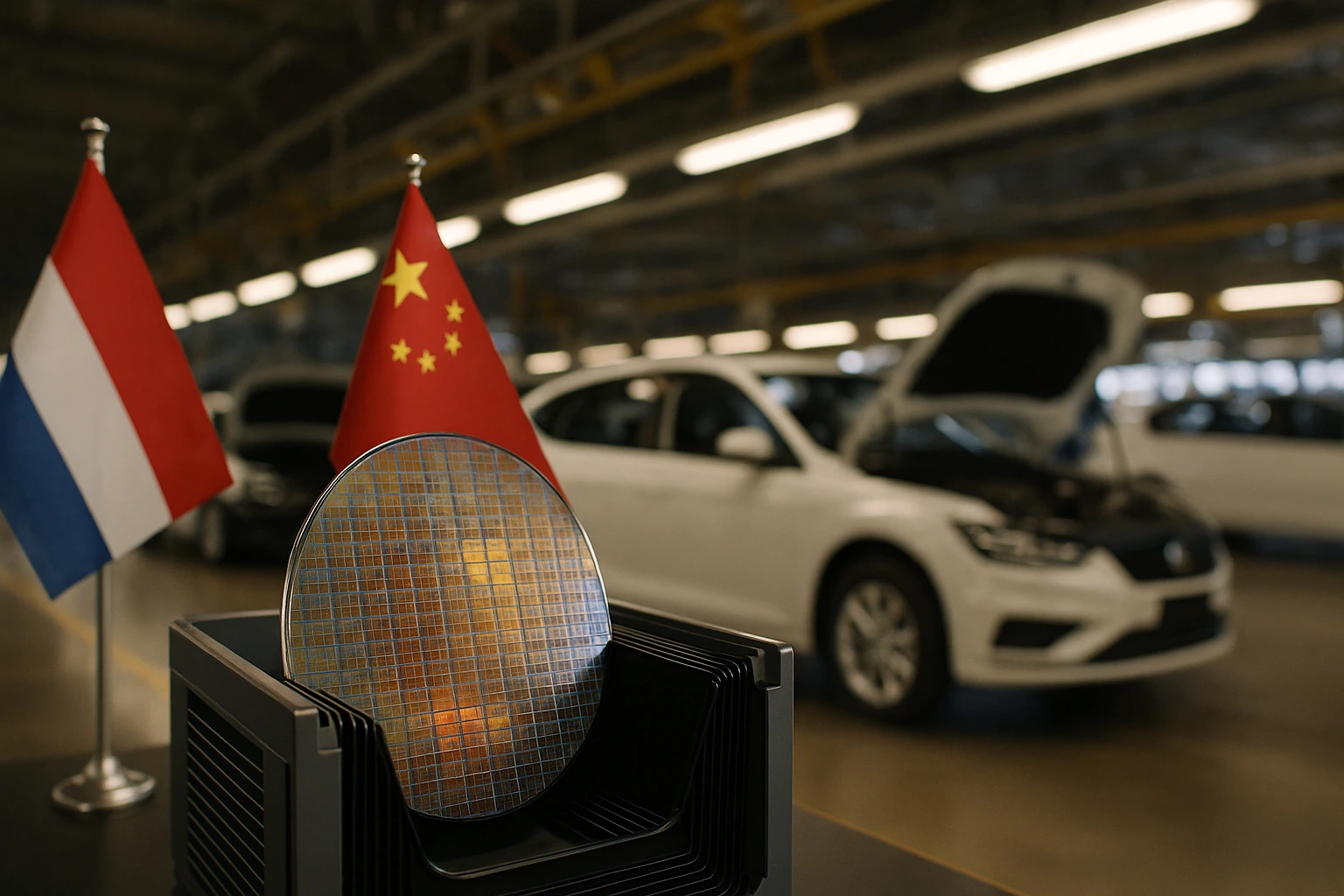 Nederländerna tog Kinas chipjätte – nu stannar bilfabrikerna