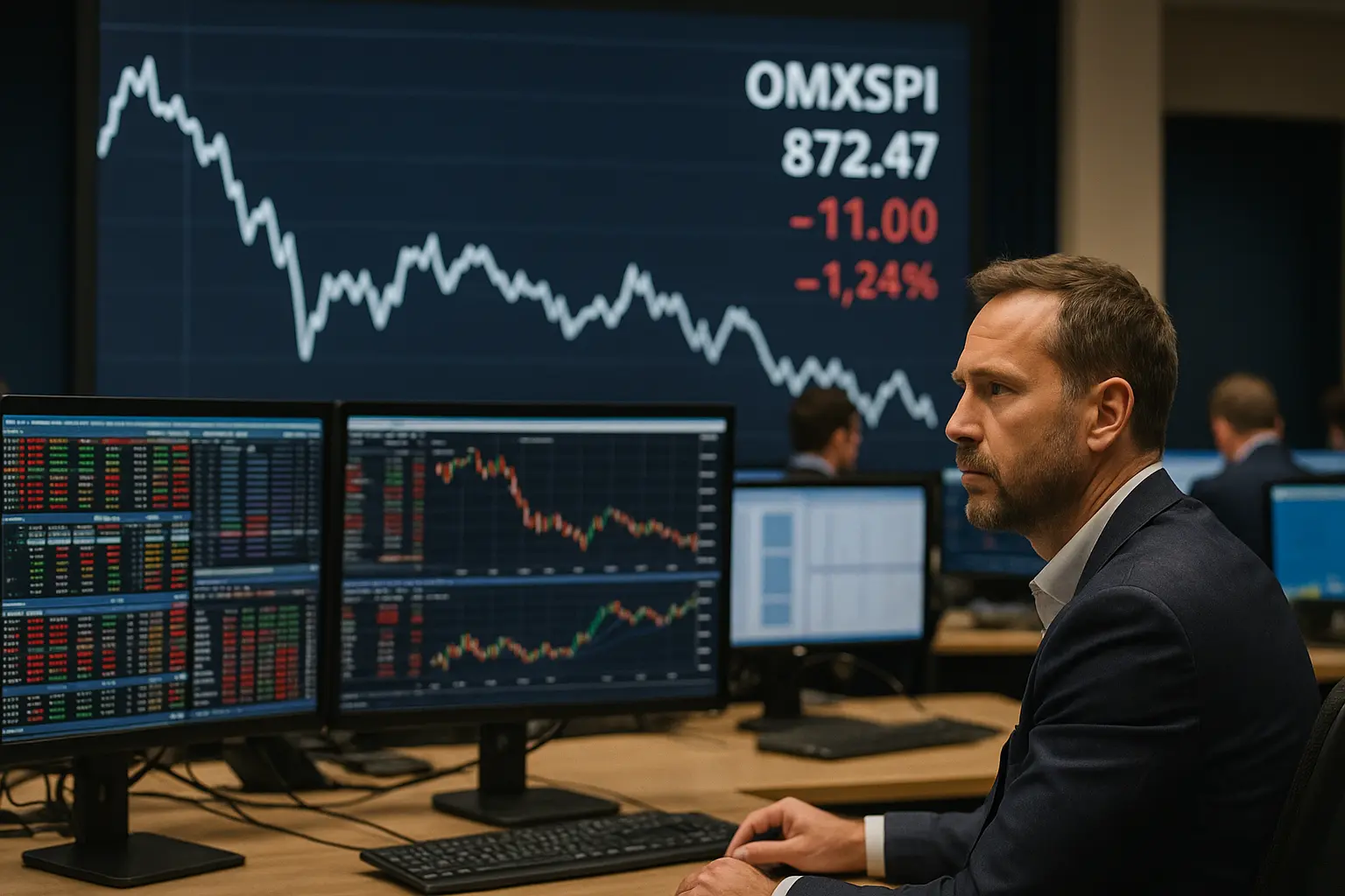 Svenska börsen halkar efter – men vissa bolag håller emot