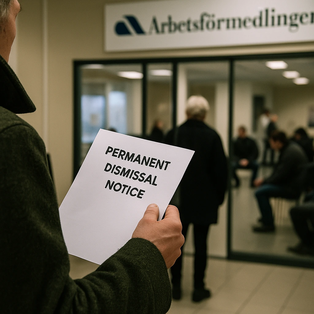 Fortsatt höga varseltal pressar svensk arbetsmarknad