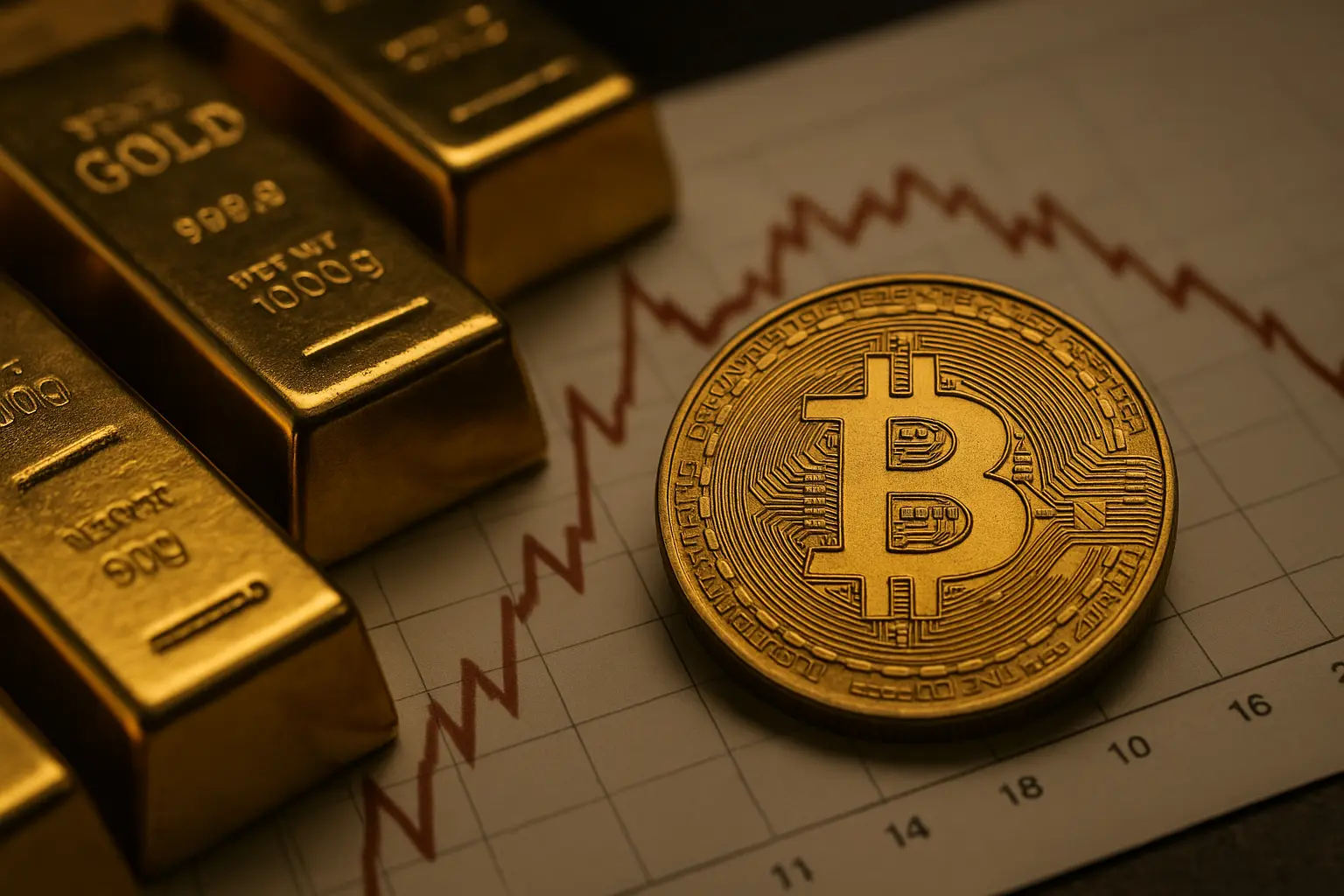 Guld bitcoin krasch – Tether driver guld till rekordnivåer när marknaden rasar