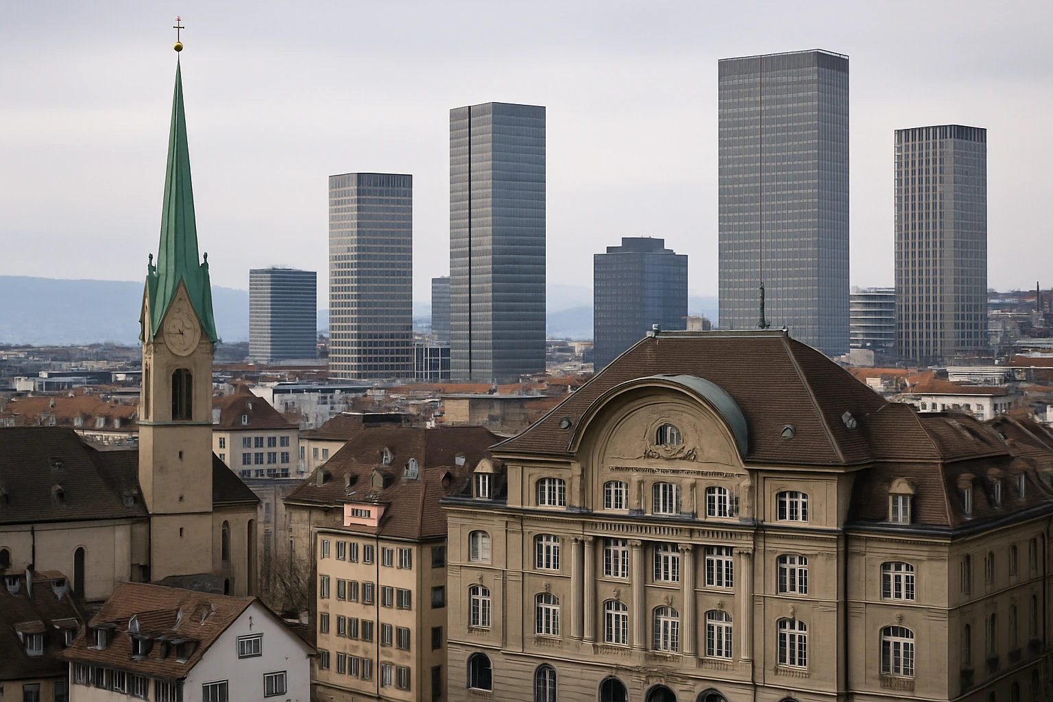 Schweiz stramar åt – finanssektorn krymper kraftigt