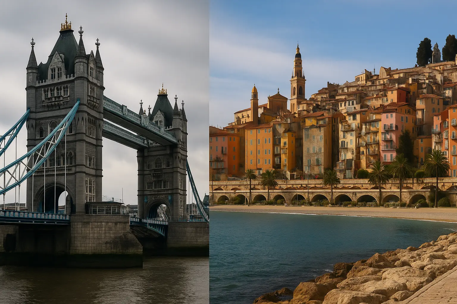 Storbritannien halkar medan Sydeuropa växer starkt