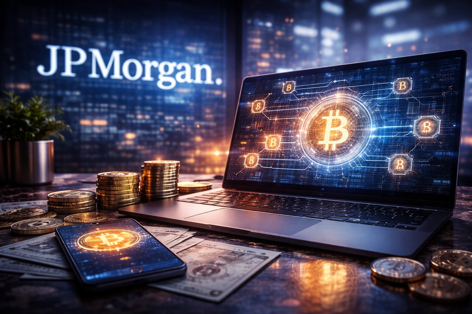 JP Morgans helomvändning – banken satsar stort på krypto