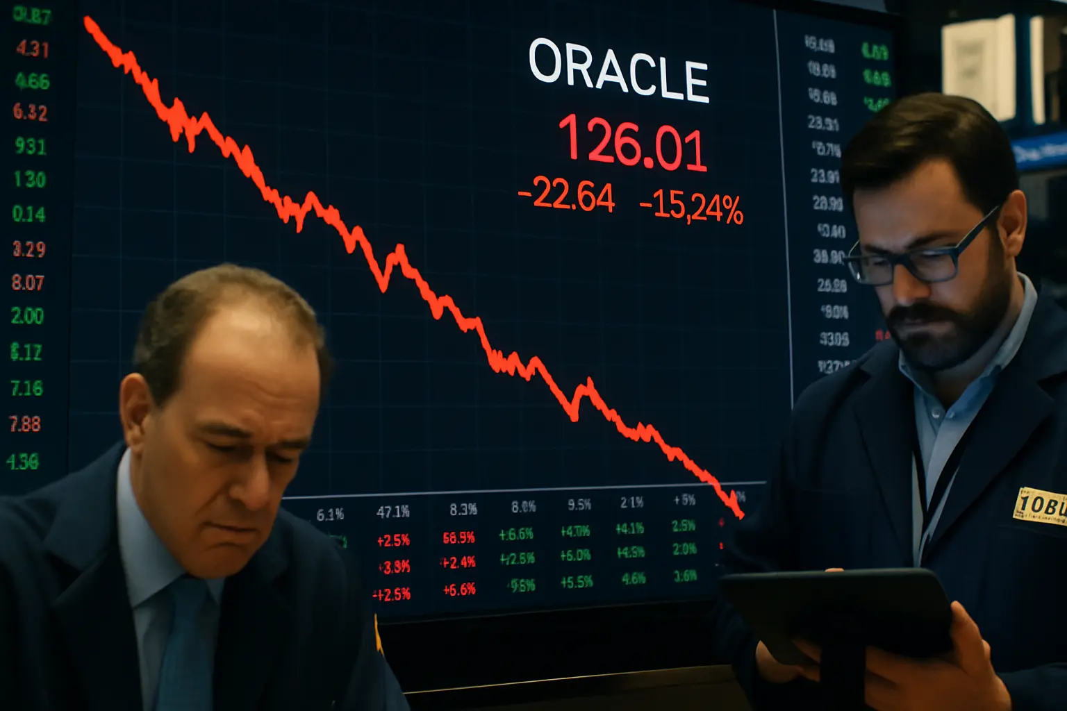 Oracle-aktien kraschar och drar ned AI-sektorn på börsen