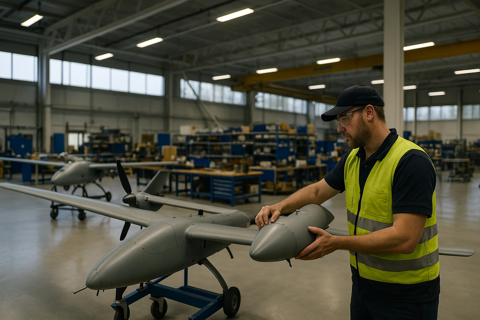 Svensk drönarfabrik byggs trots hot från rysk statstv