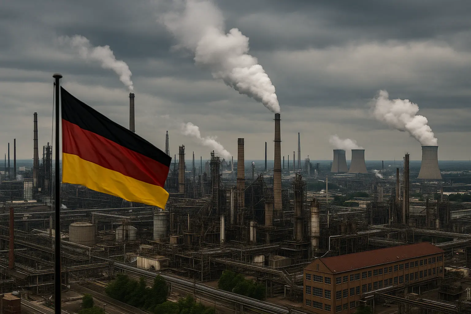 Tysk ekonomi i fritt fall när industrin larmar om djup kris