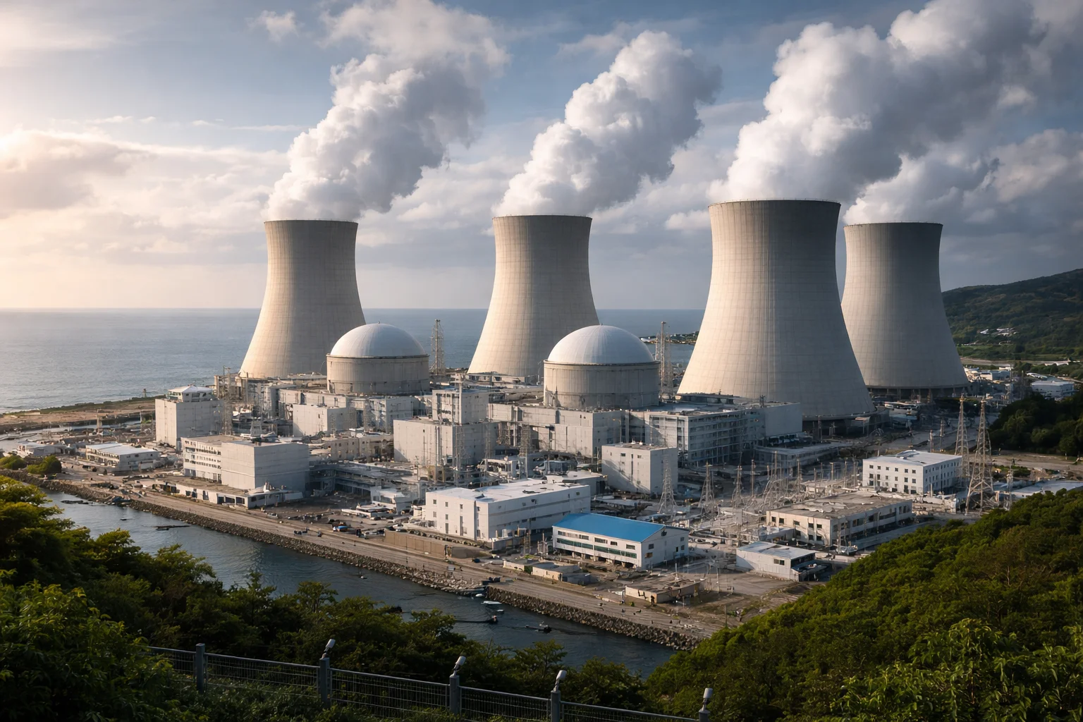 Världens största kärnkraftverk öppnar igen efter lång avstängning