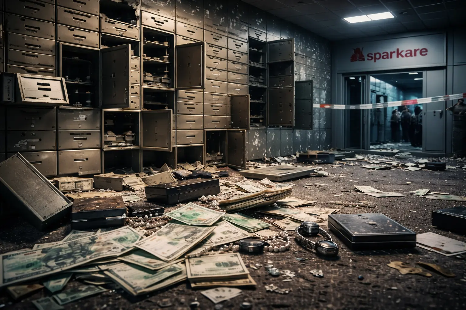 Bankrån i Gelsenkirchen – rånare stal miljoner medan polisen dröjde