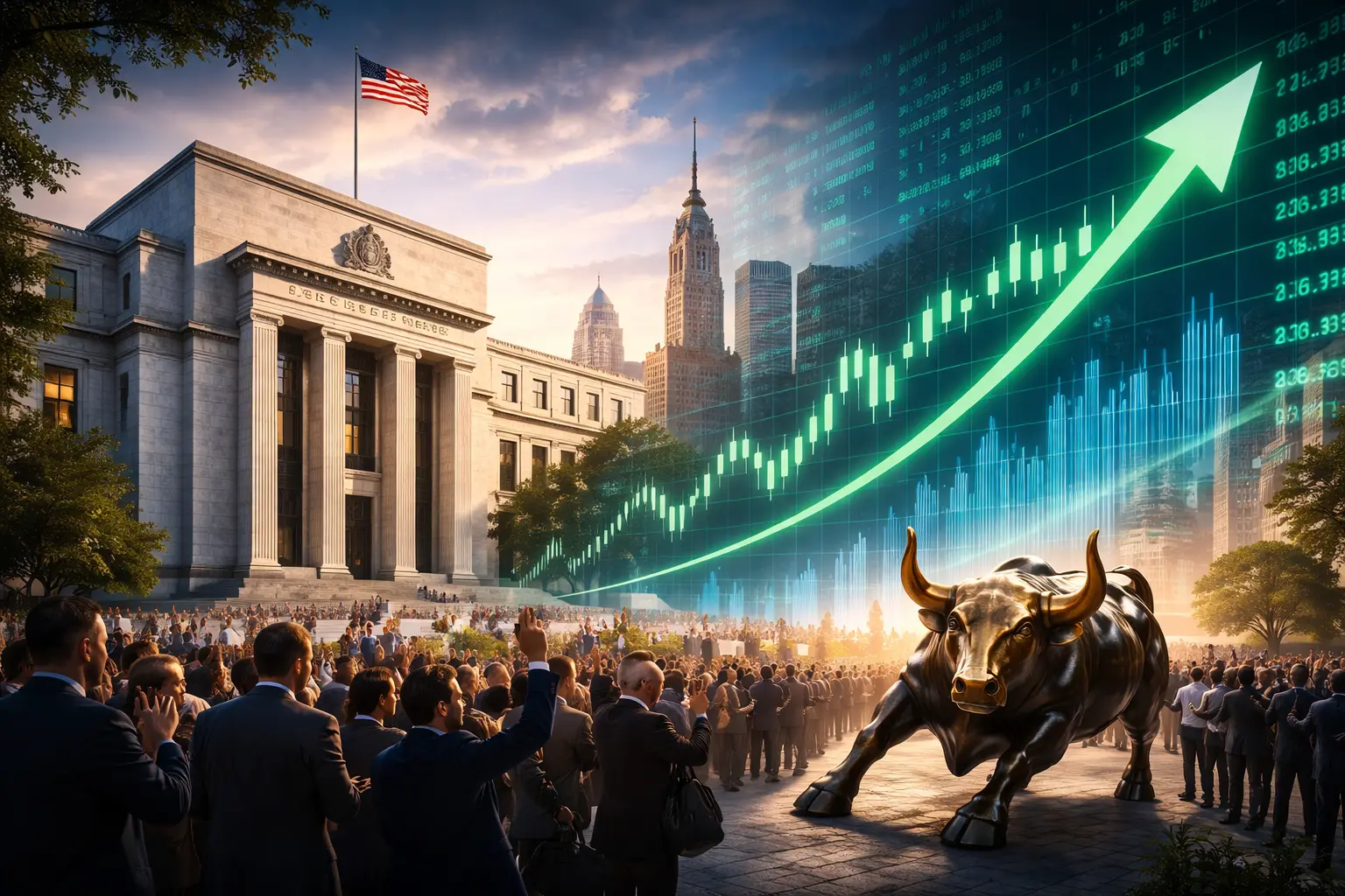 När politiken attackerar Fed stiger börsen ändå