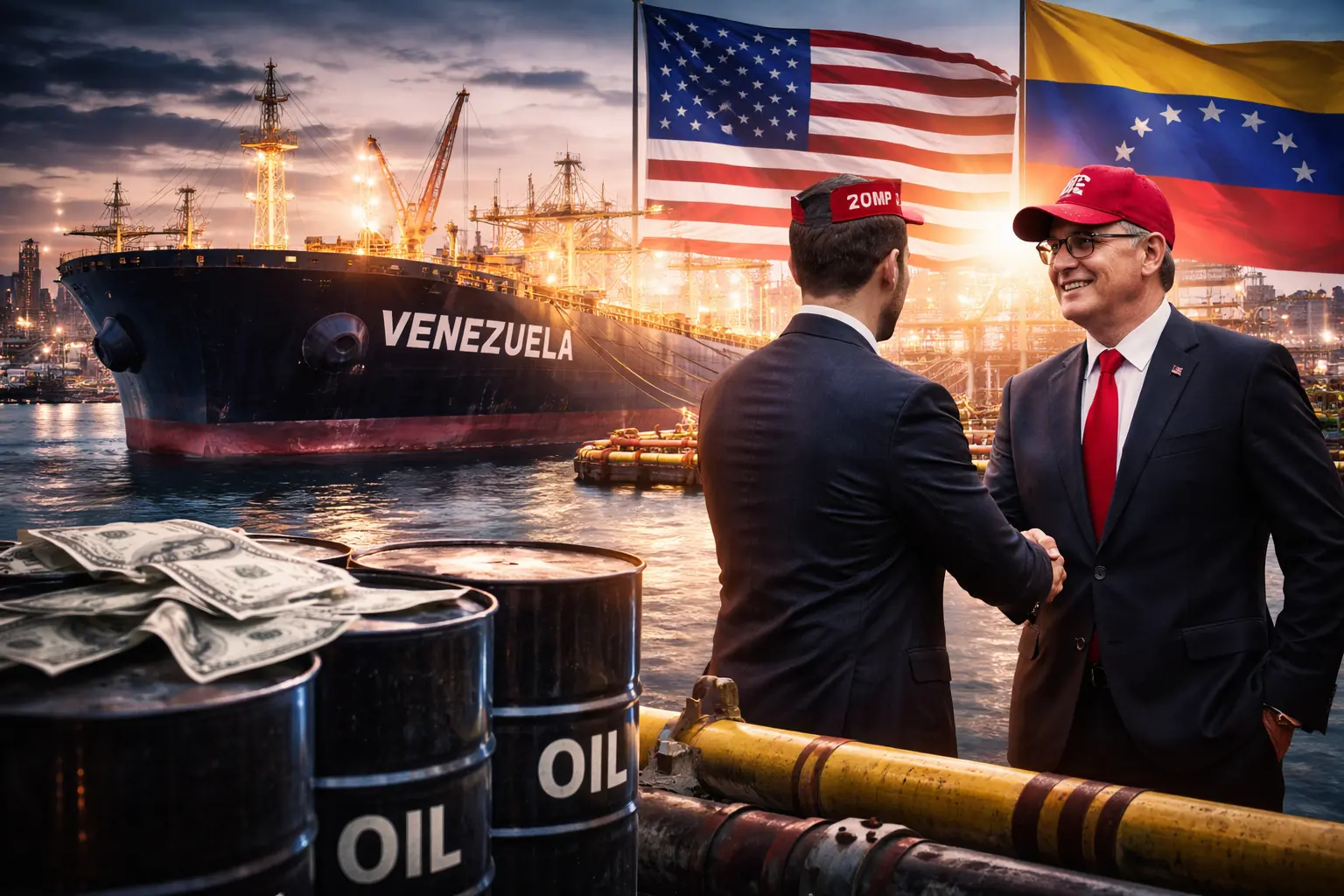 Trump-supporter fick första oljeleveransen efter Maduros fall