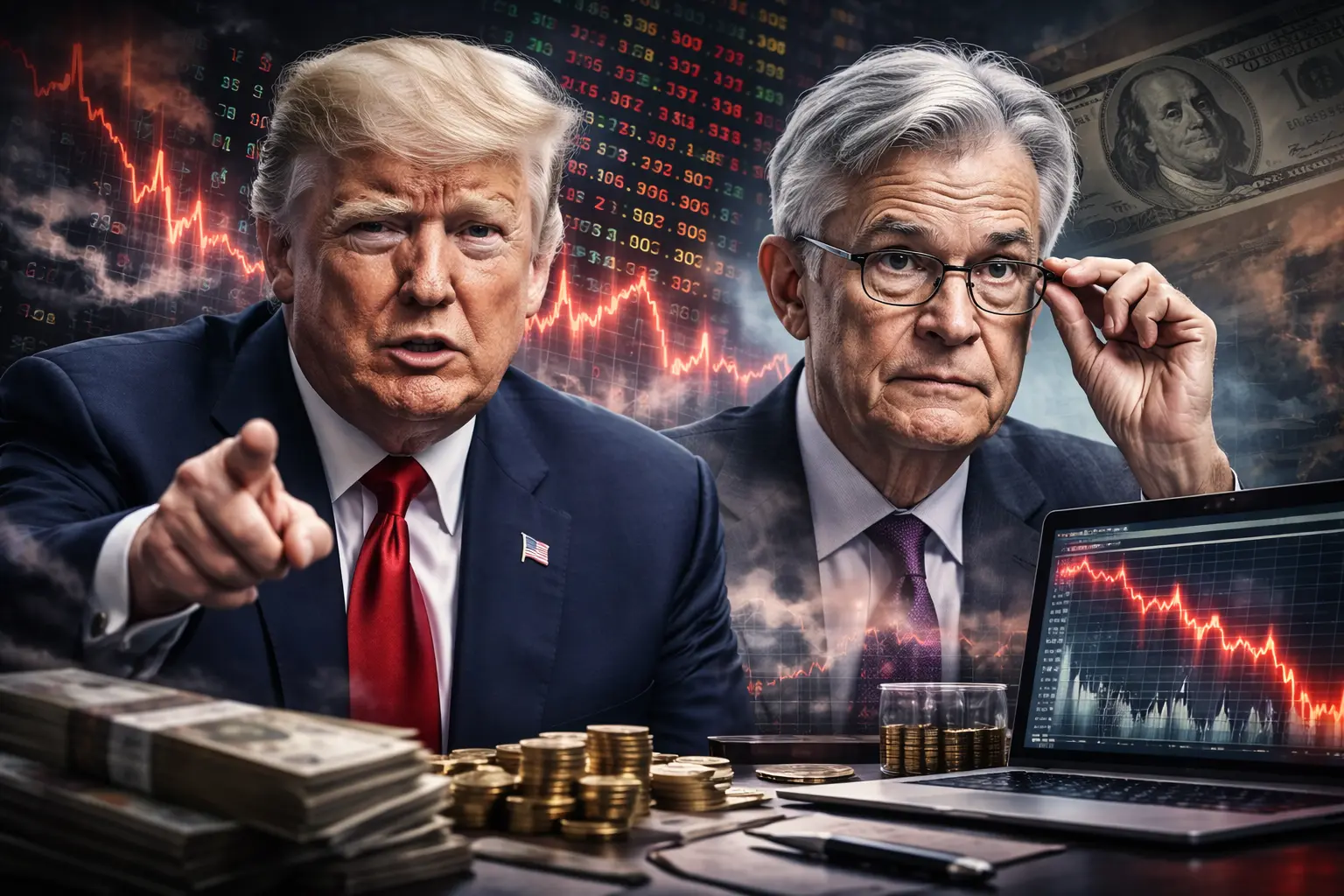 Trump vs Fed skapar global marknadsoro