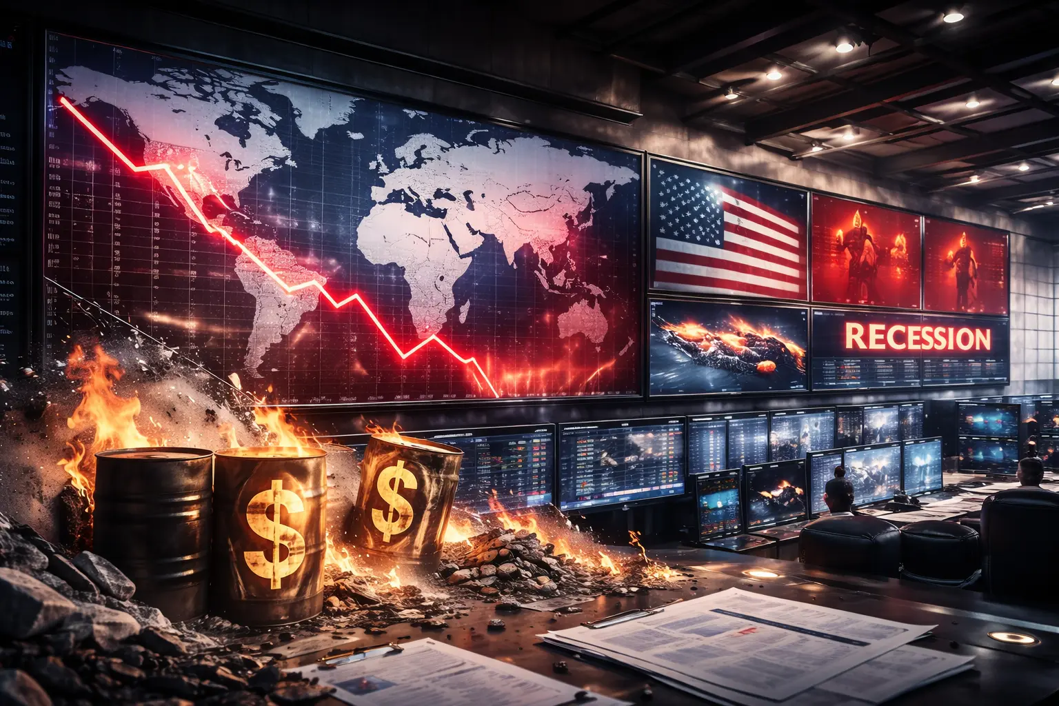 Världsekonomin 2026 hotas av skuldkris, geopolitik och teknikbubbla