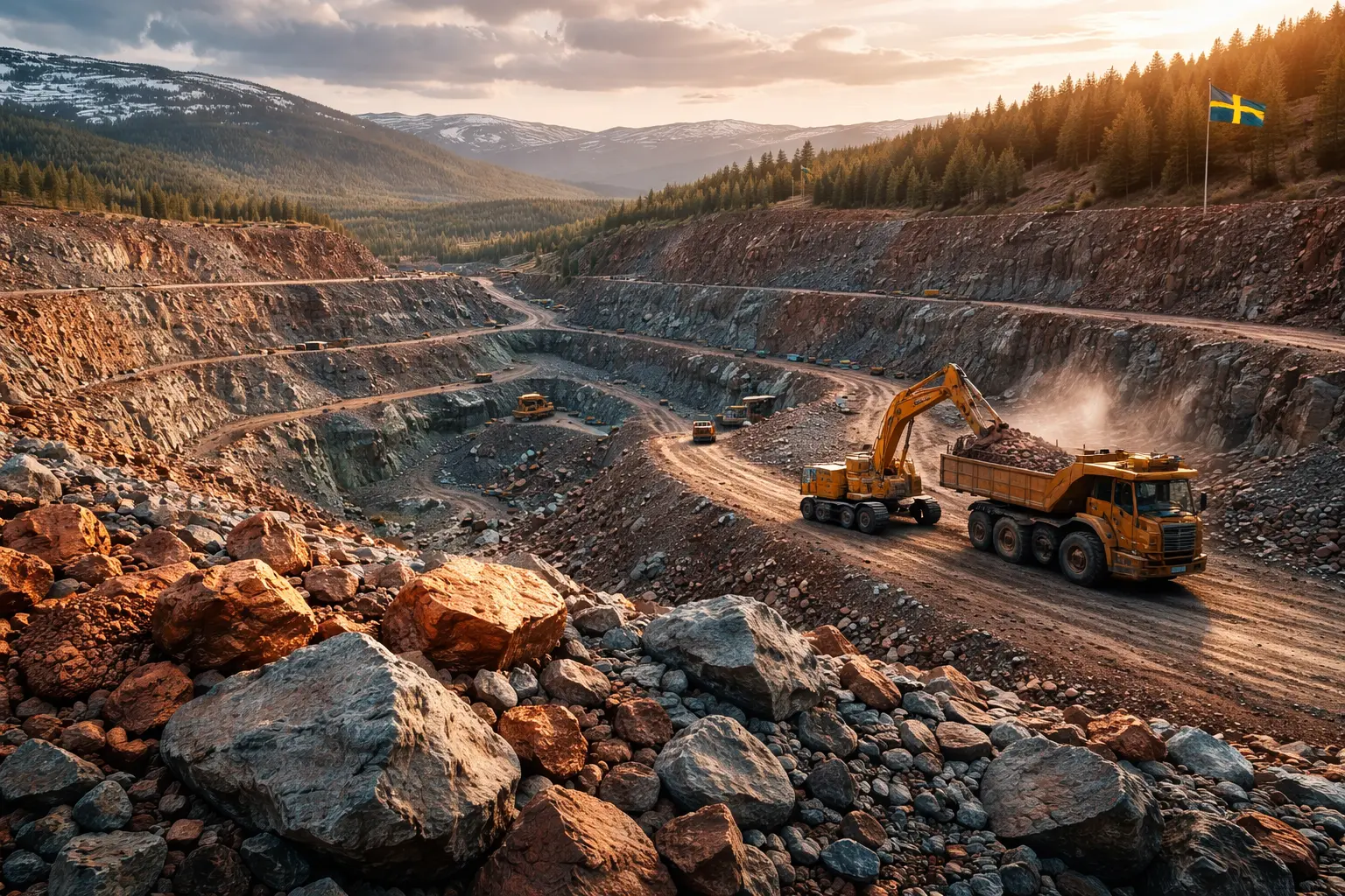 Jakten på rött guld driver stora kopparprojekt i Sverige
