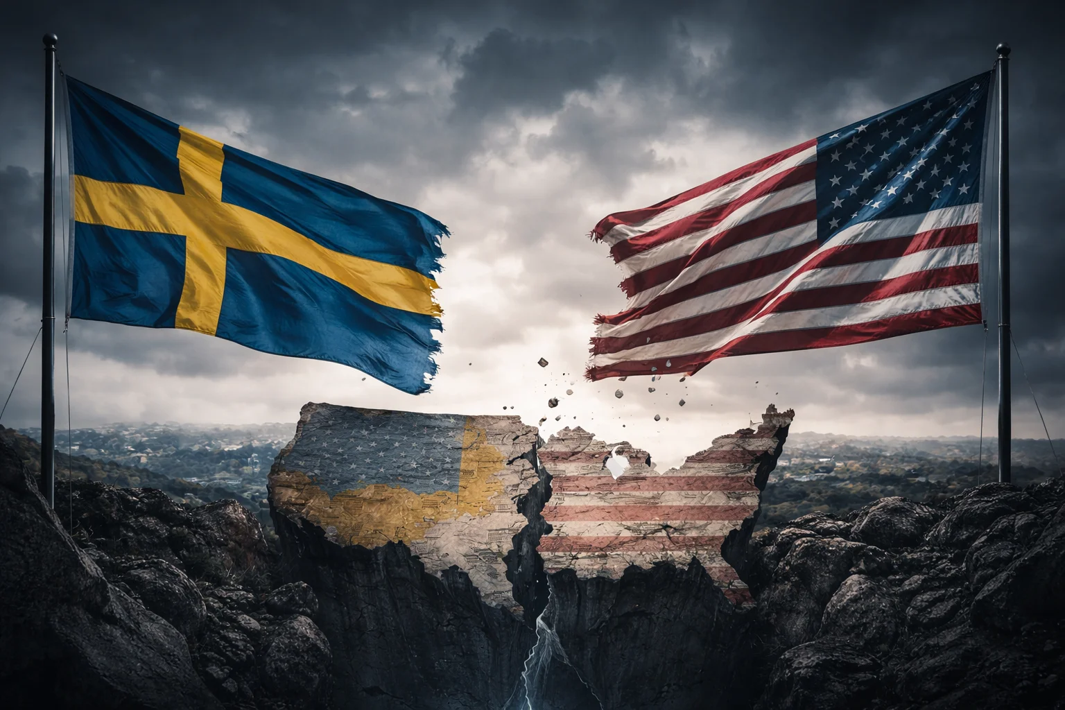 Svenskarnas Förtroende För USA Faller Kraftigt