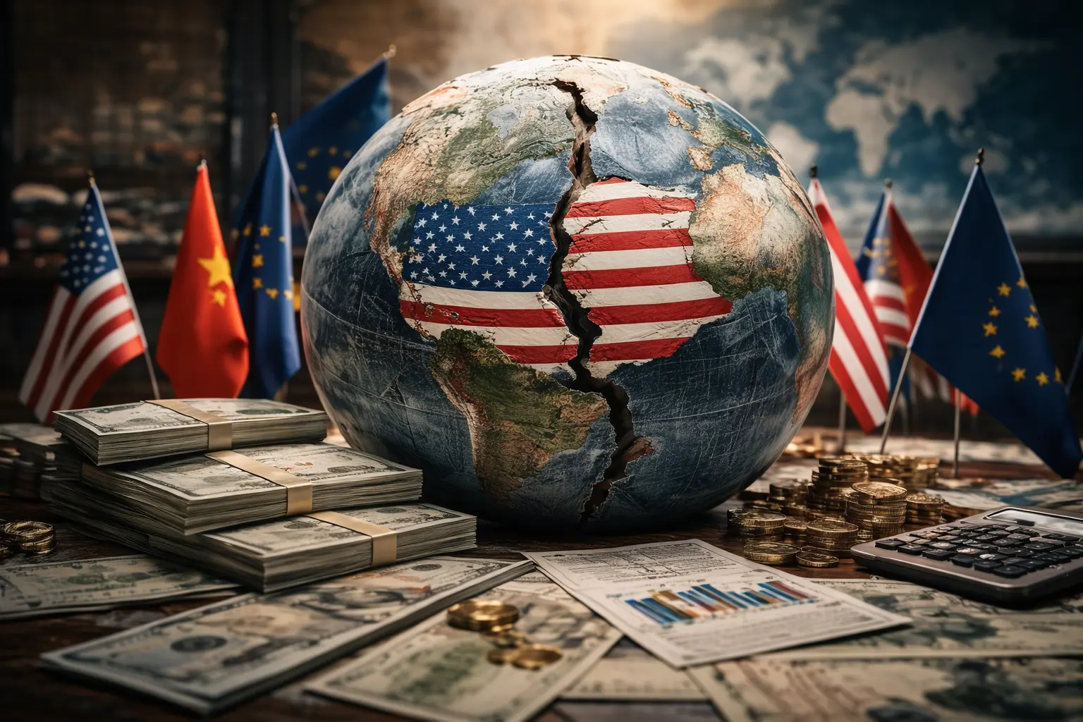 Världens svåraste skilsmässa – därför kan vi aldrig lämna USA