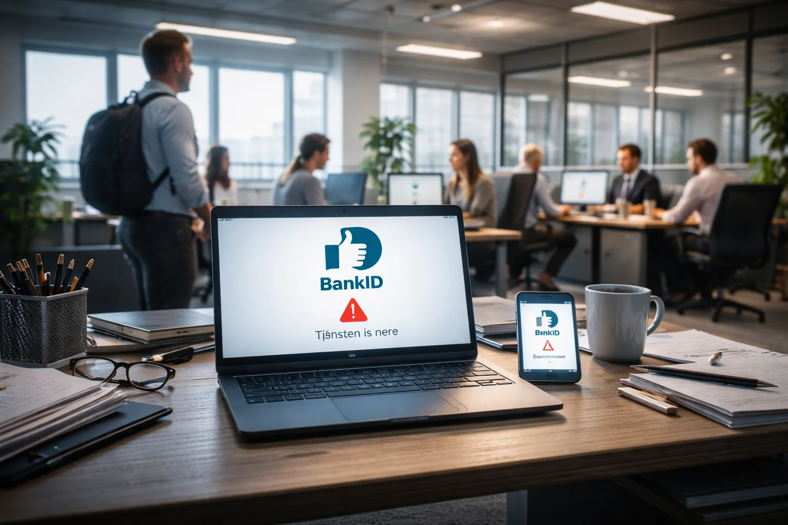 BankID-stopp slår mot arbetslivet – distansarbete stoppas