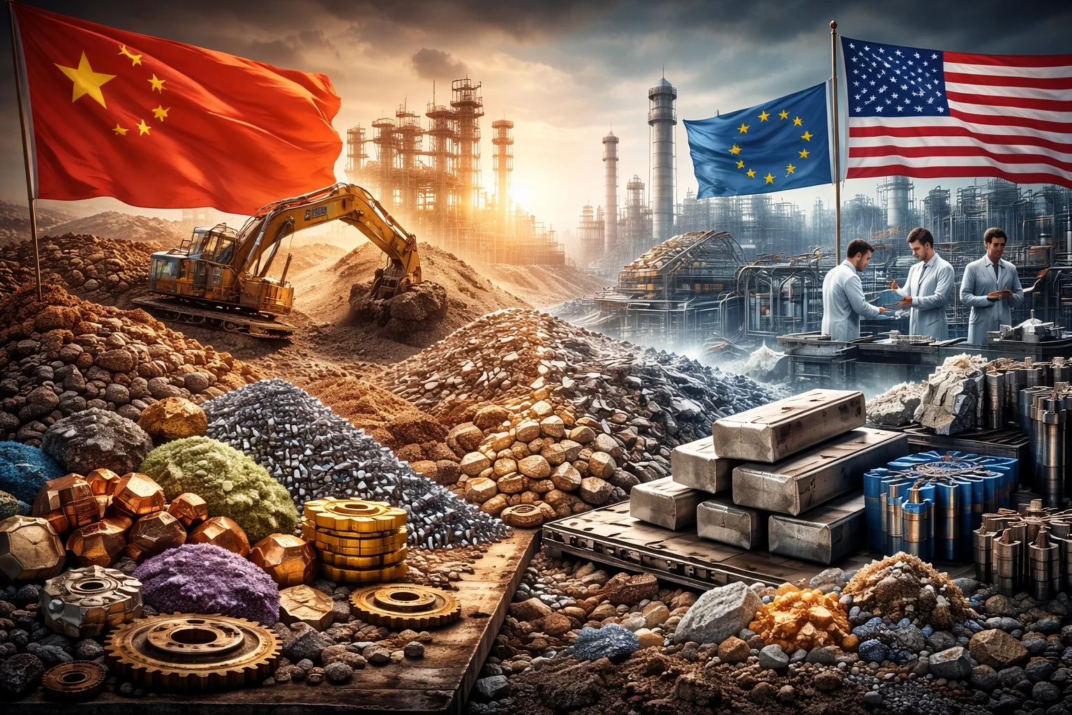 Kinas grepp om metaller utmanas av väst