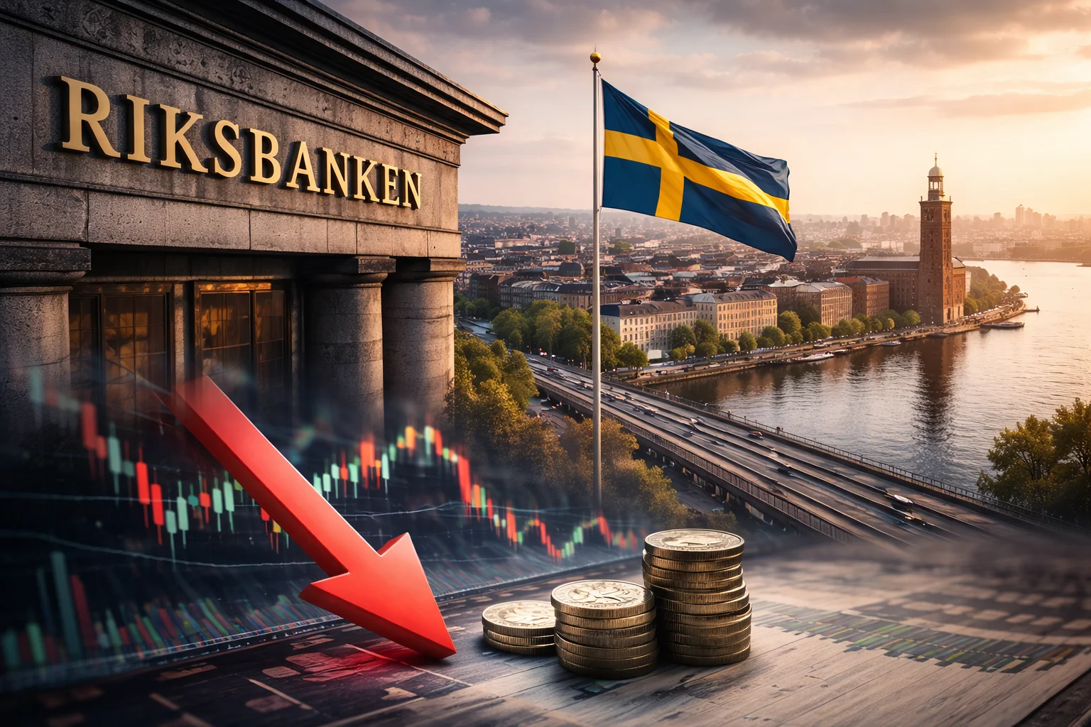 Svårt för Riksbanken att undvika räntesänkning