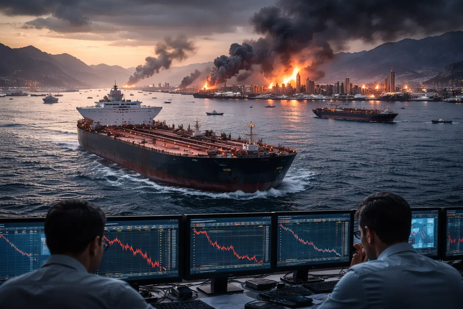 Kriget hotar Asiens energiförsörjning – paniken växer på marknaden