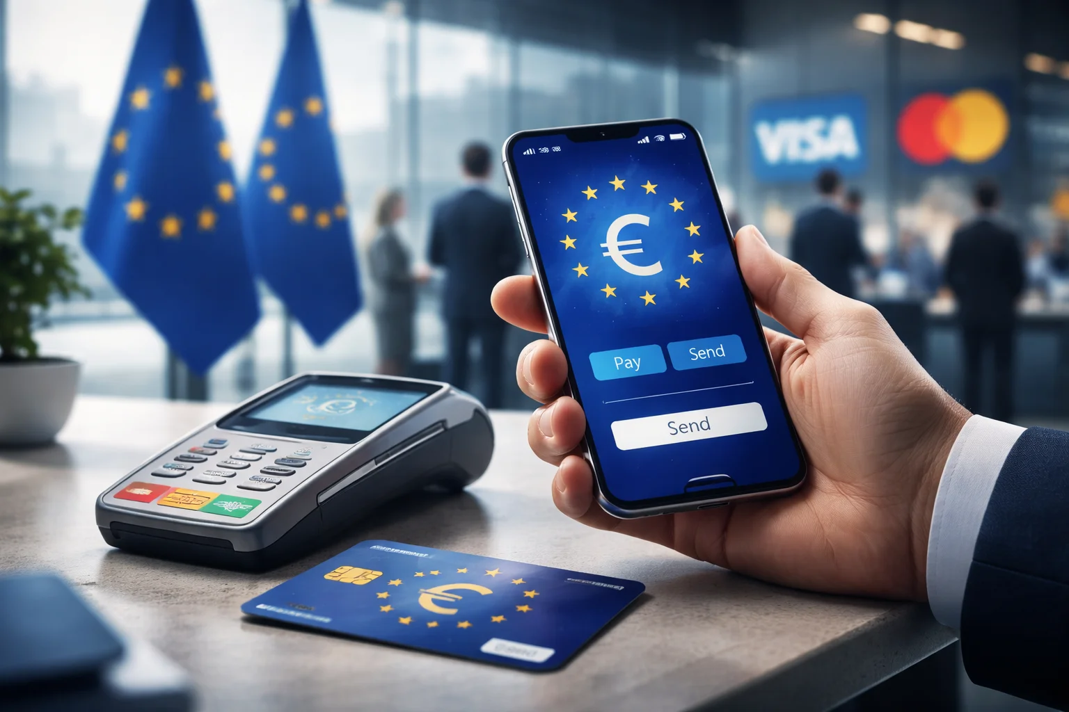 Europeiskt betalningssystem: tysk utmanare vill bryta Visa-beroendet