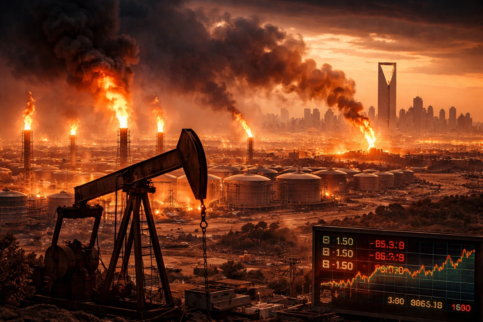 Oljepris 180 dollar: Saudiarabien varnar för eskalation