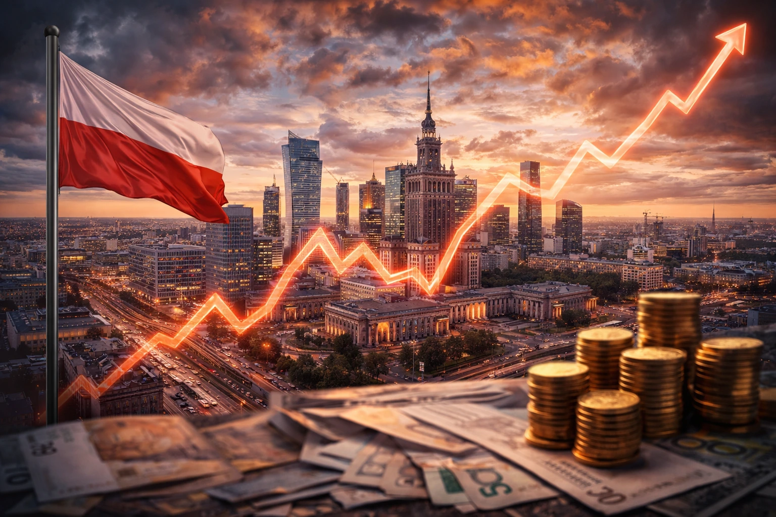 Polens tillväxt rusar efter uppbrottet från kommunismen