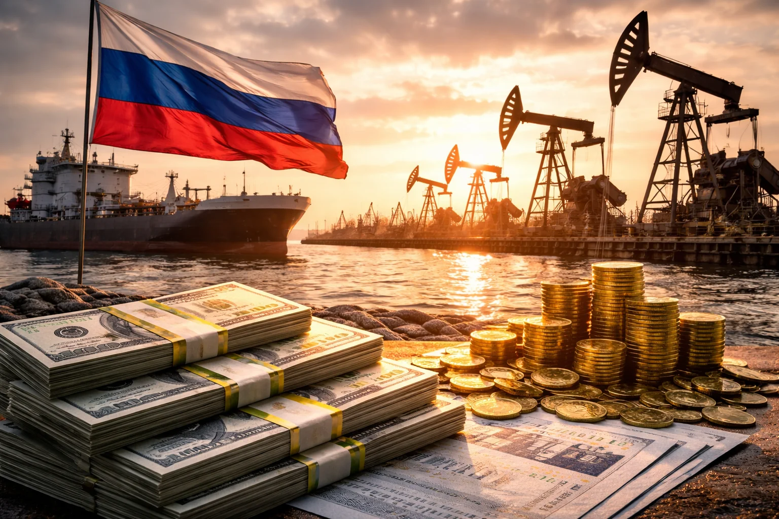 Ryssland oljeintäkter når högsta nivå