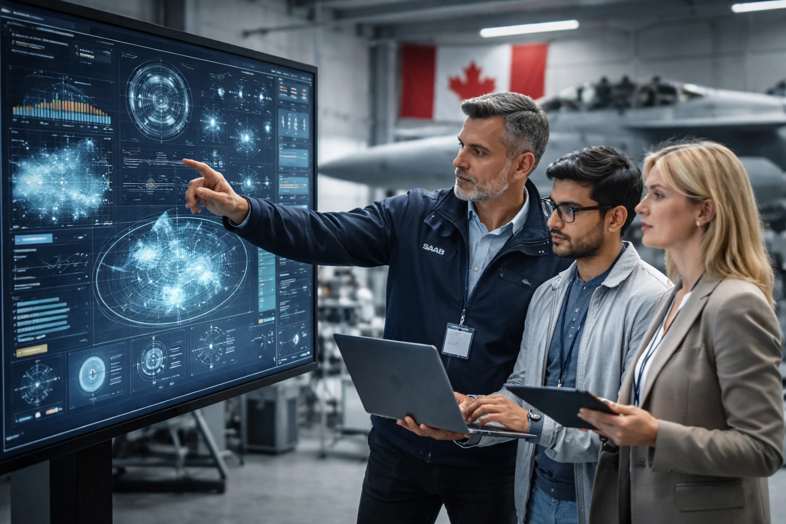 Saab AI samarbete i Kanada tar nästa steg