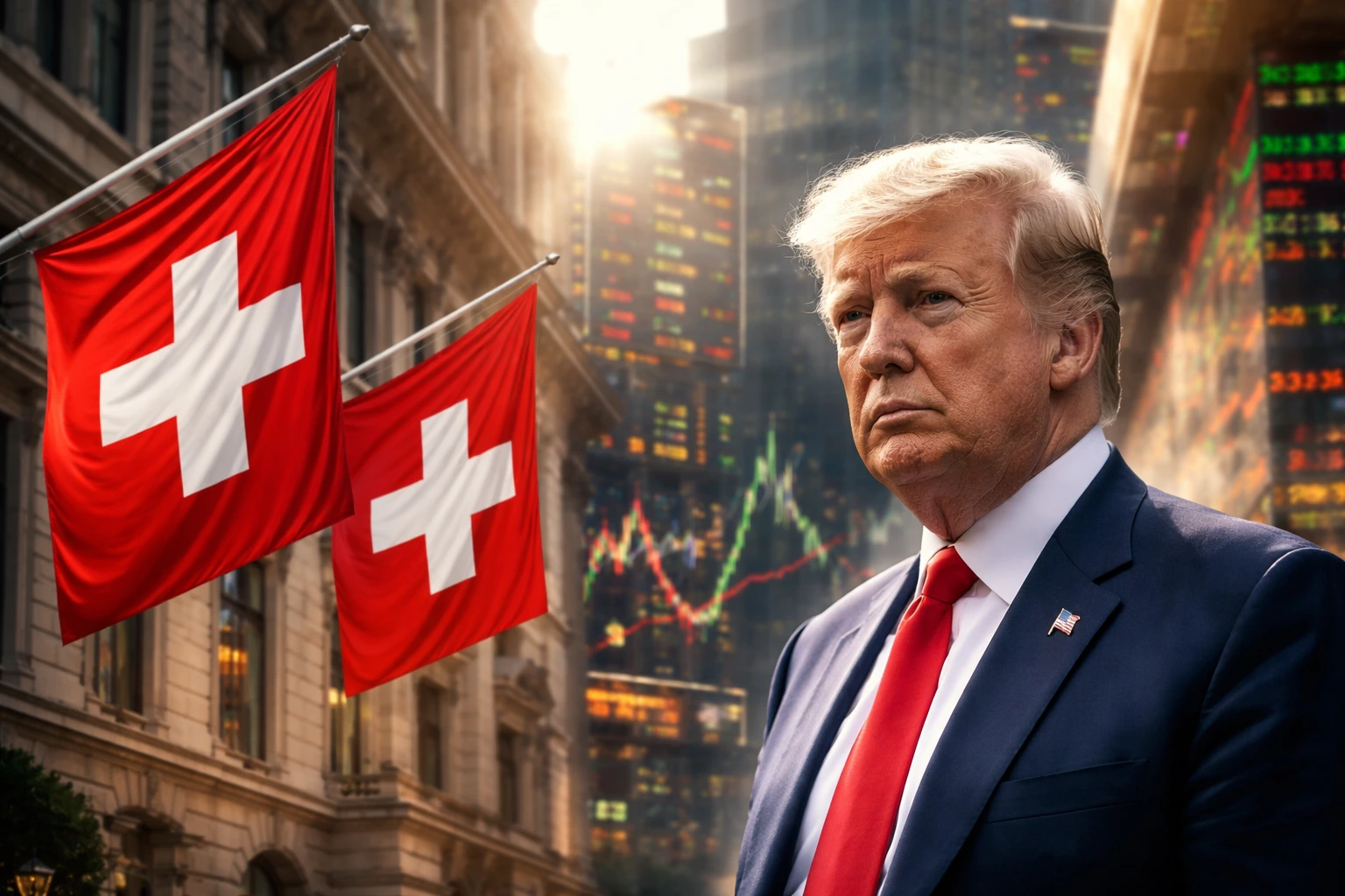 Schweiz ingripande kan reta upp Trump igen