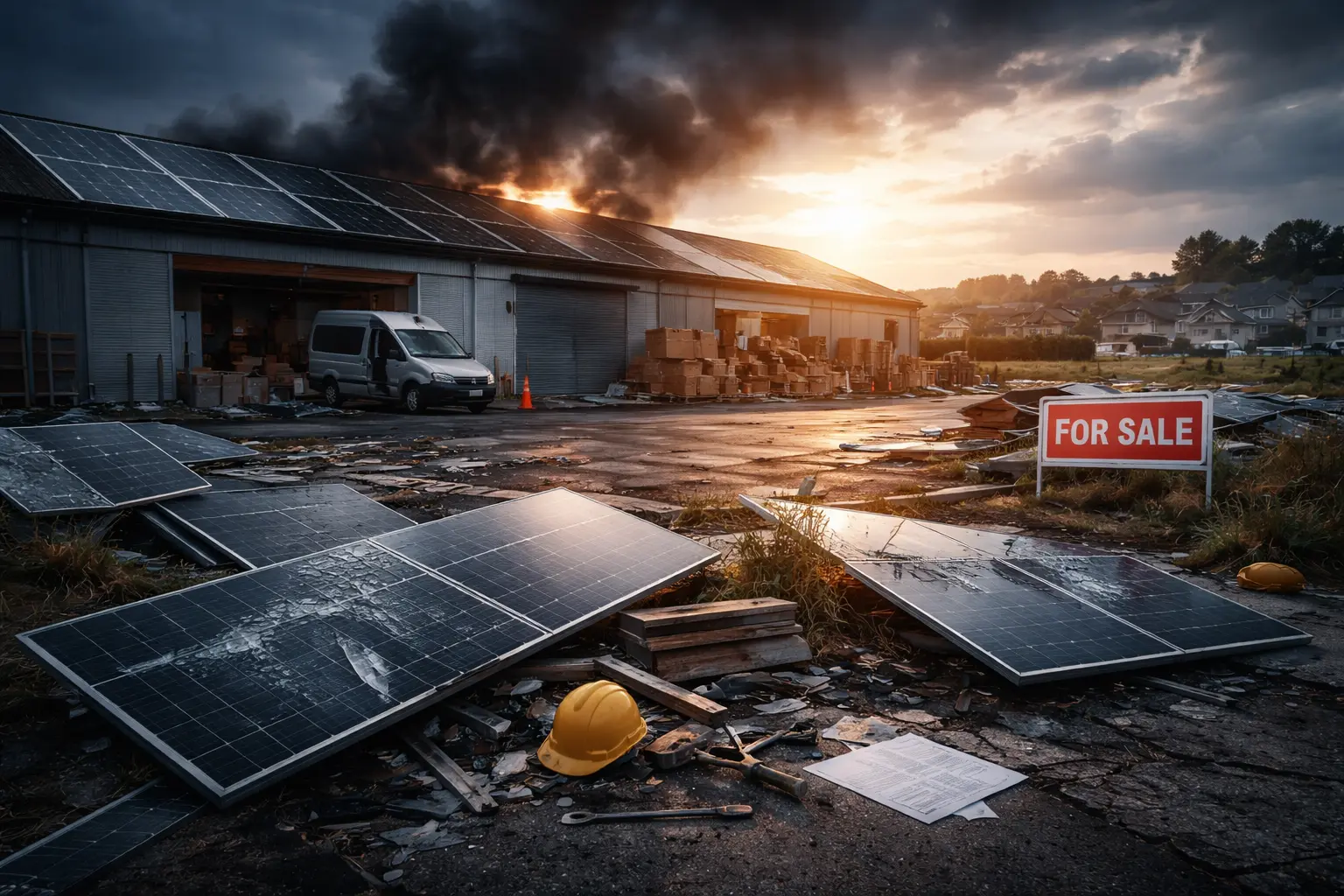 Solcellsbolag i konkurs månader efter förvärv