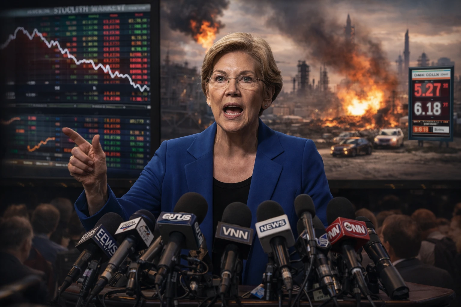 Warren: Kriget slår hårt mot ekonomin