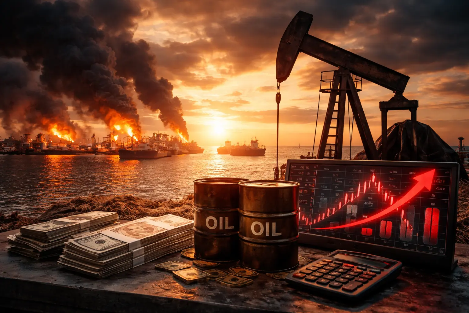 Extrema oljepriser kan följa kriget enligt Blackrock