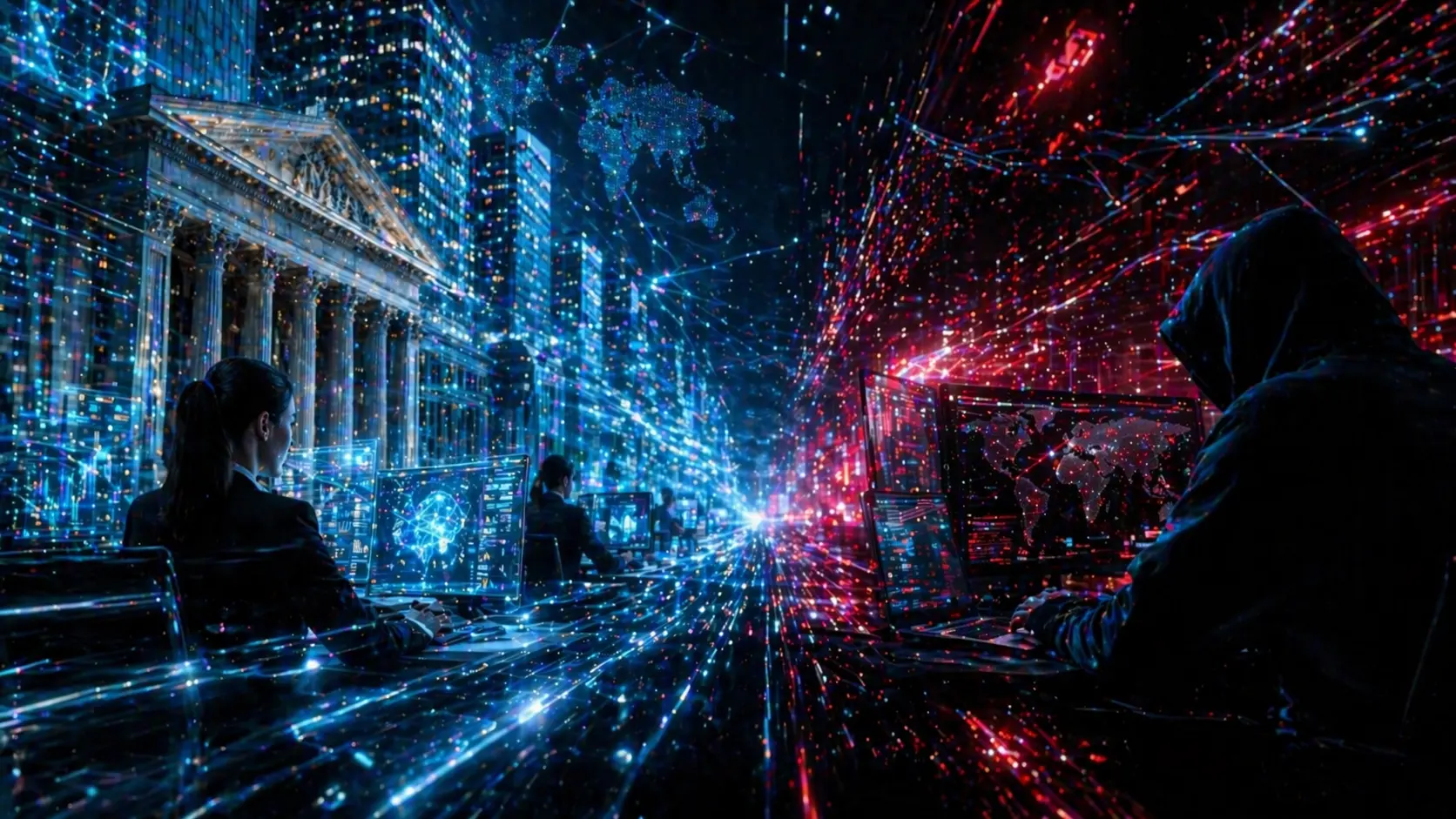 AI kapplöpning banker