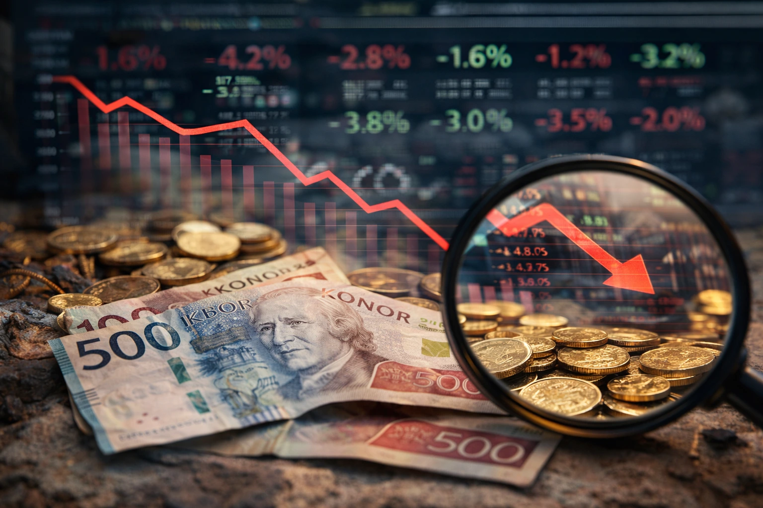 Inflationstakten sjunker oväntat långt under prognos