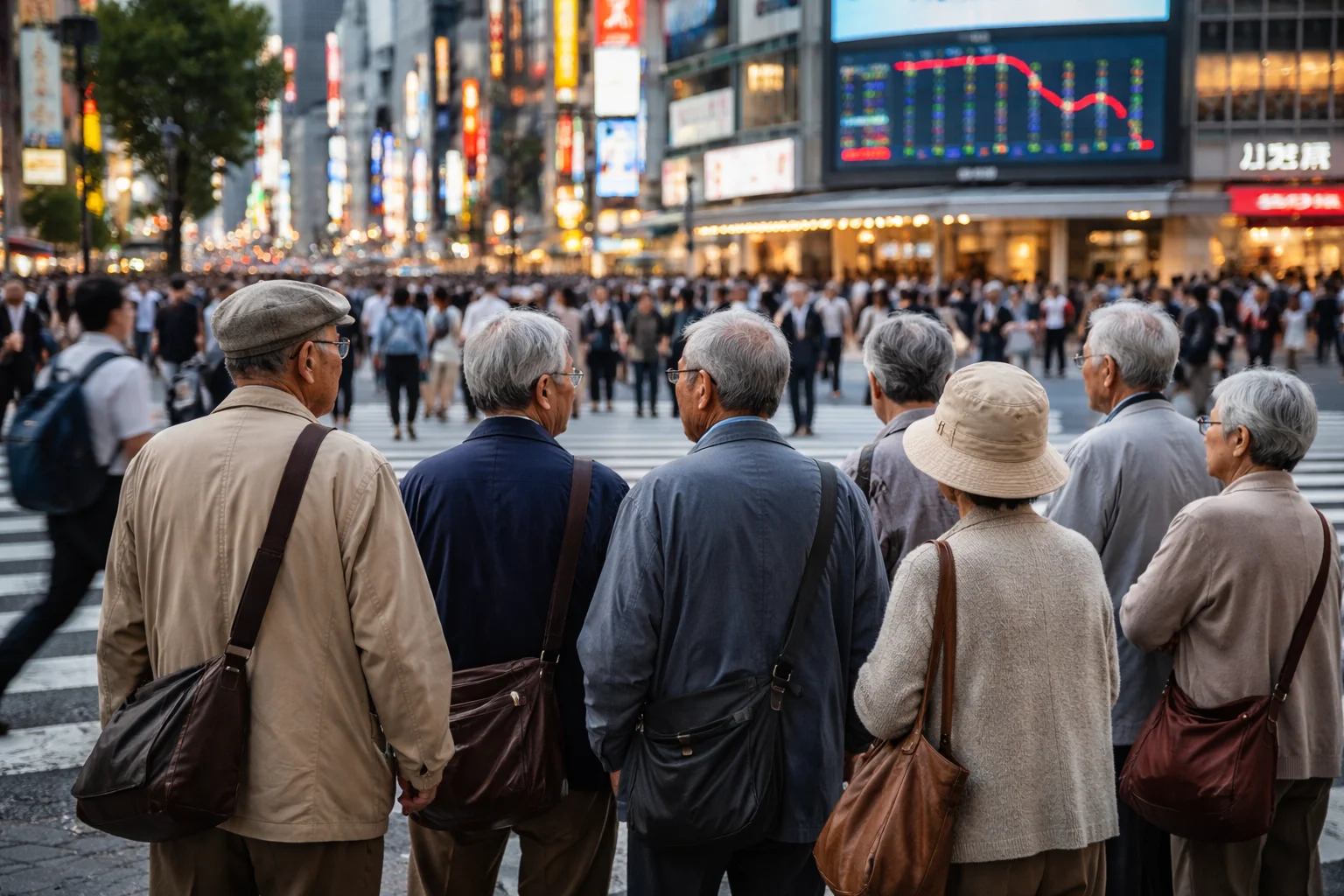Japans pensionskris: omöjligt försörja pensionärer i 40 år