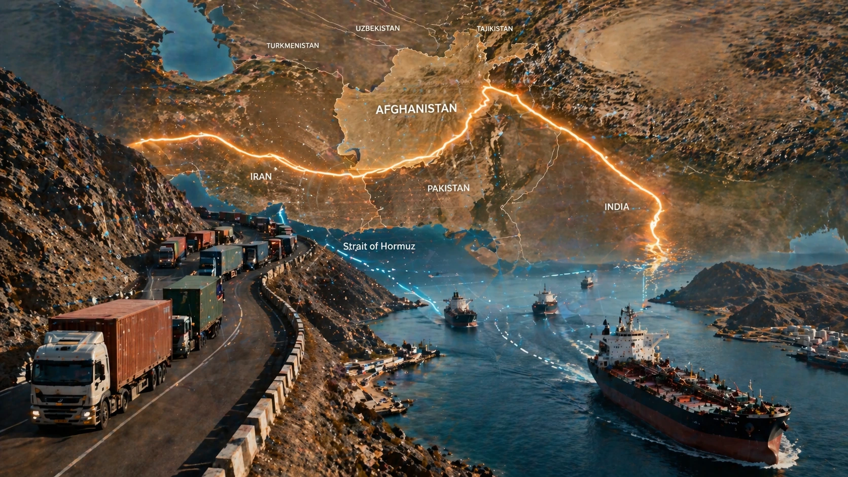 Ny rutt Hormuz kan gå via Afghanistan
