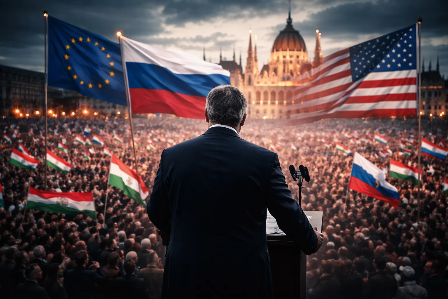 Orbáns framtid avgör Putins och Trumps inflytande i EU