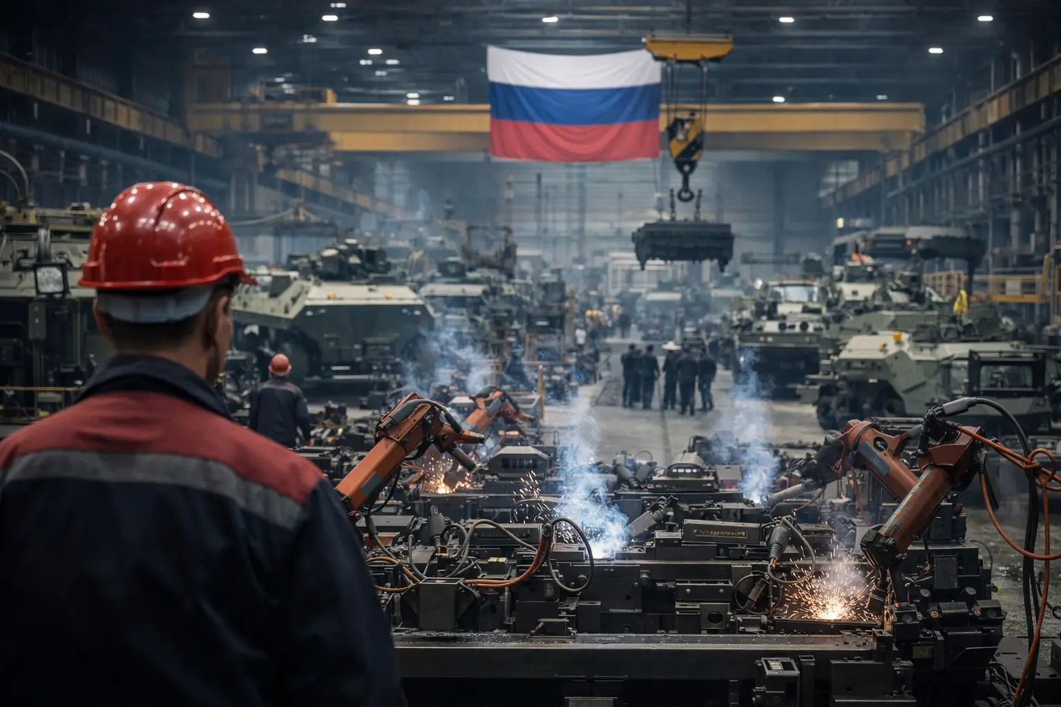 Rysslands industri bromsar in efter ny statistik