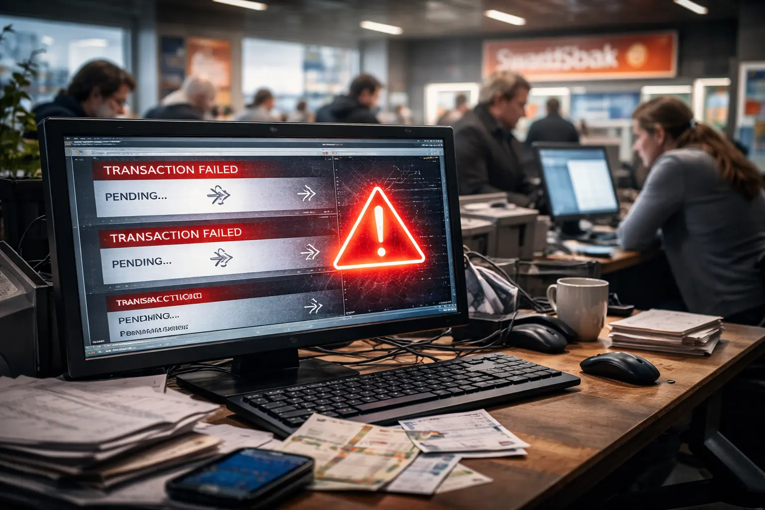 Swedbank tekniskt kaos