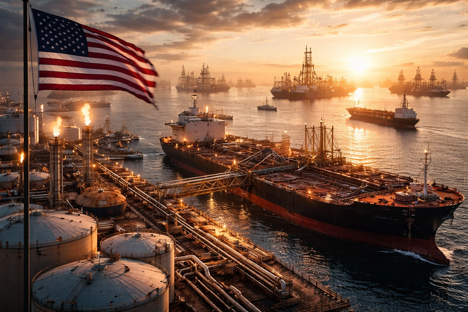 USA oljeexport rekord