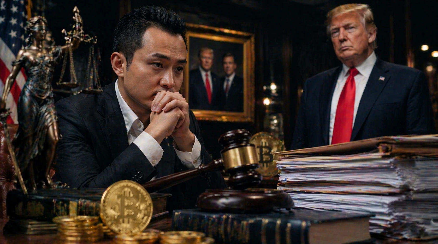 kryptomiljardär stämmer Trump