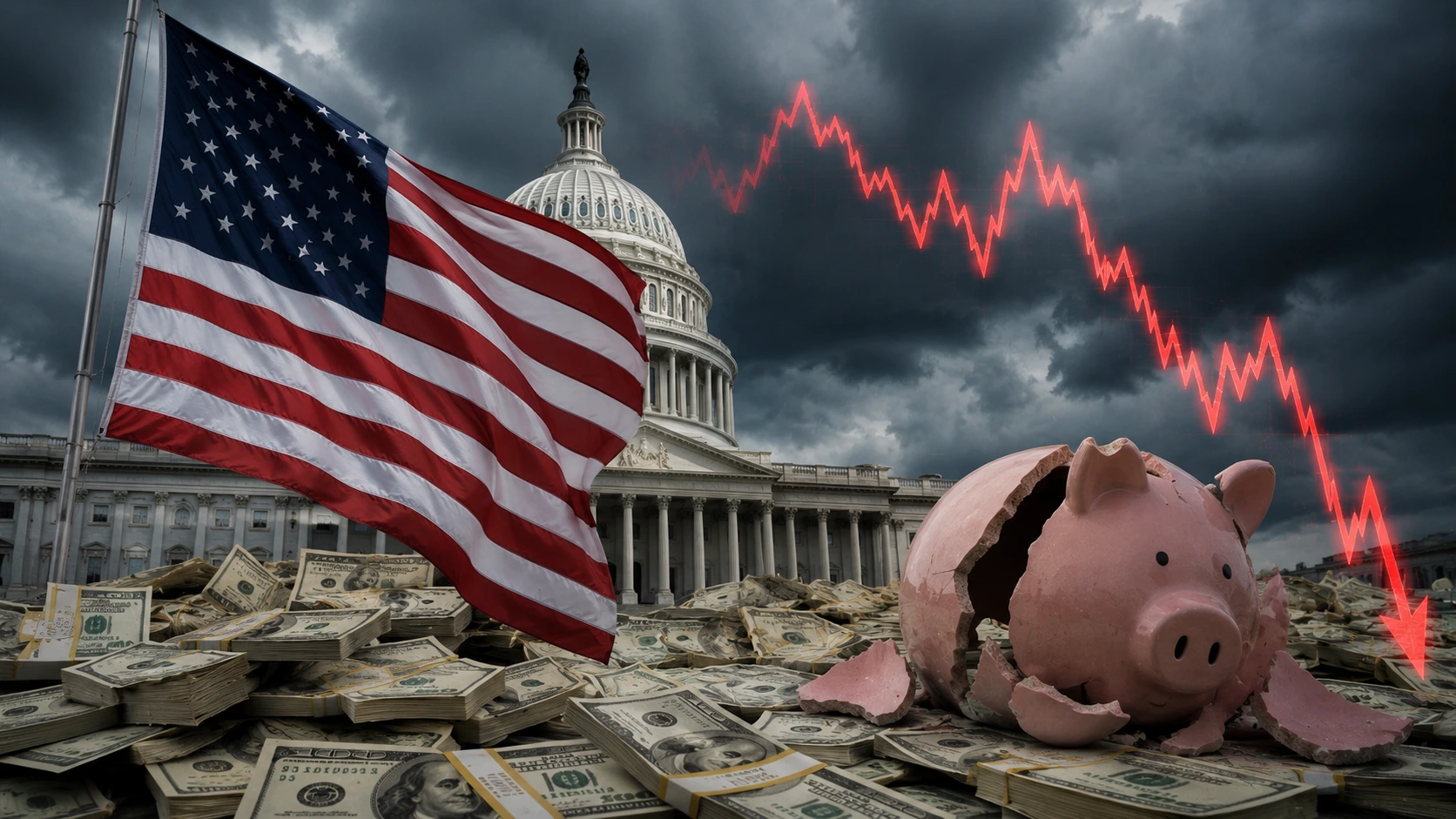 Finanskris USA varnas för när skulderna växer