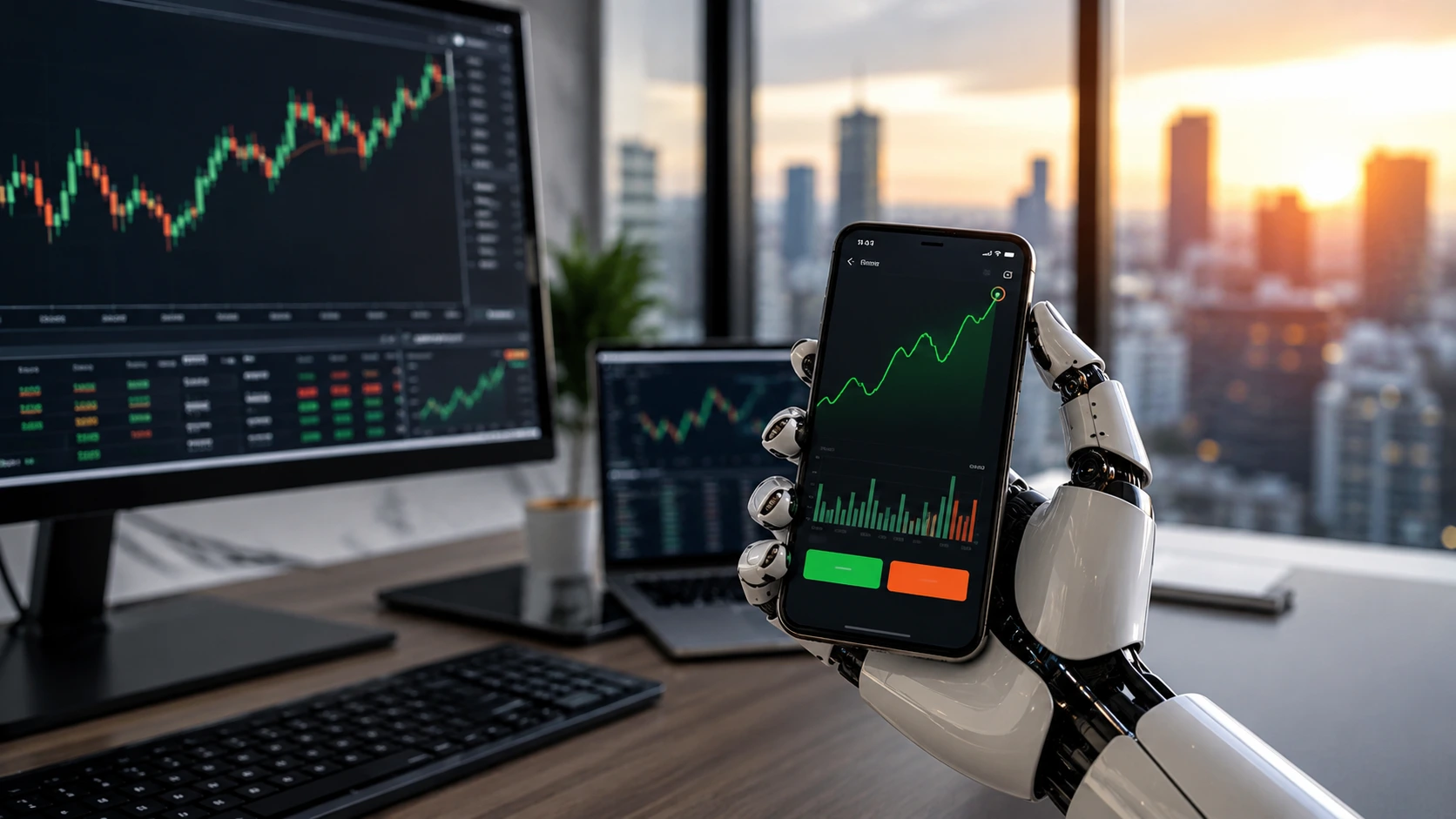 AI-agenter aktiehandel