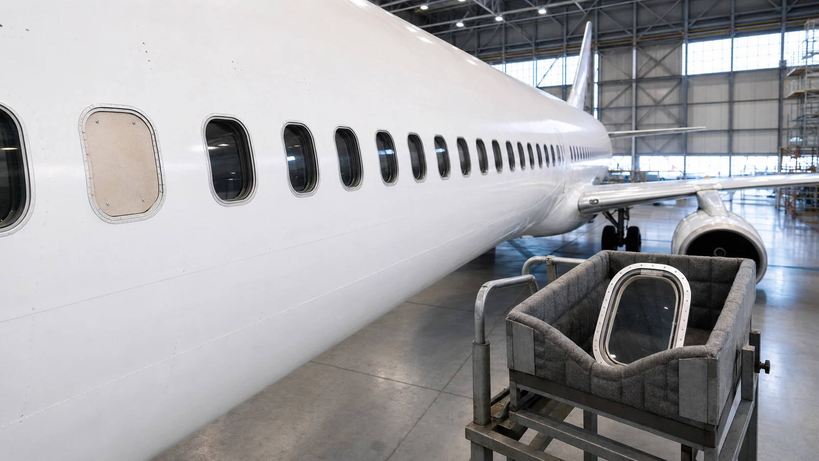 Brist på flygplansfönster pressar flygindustrin