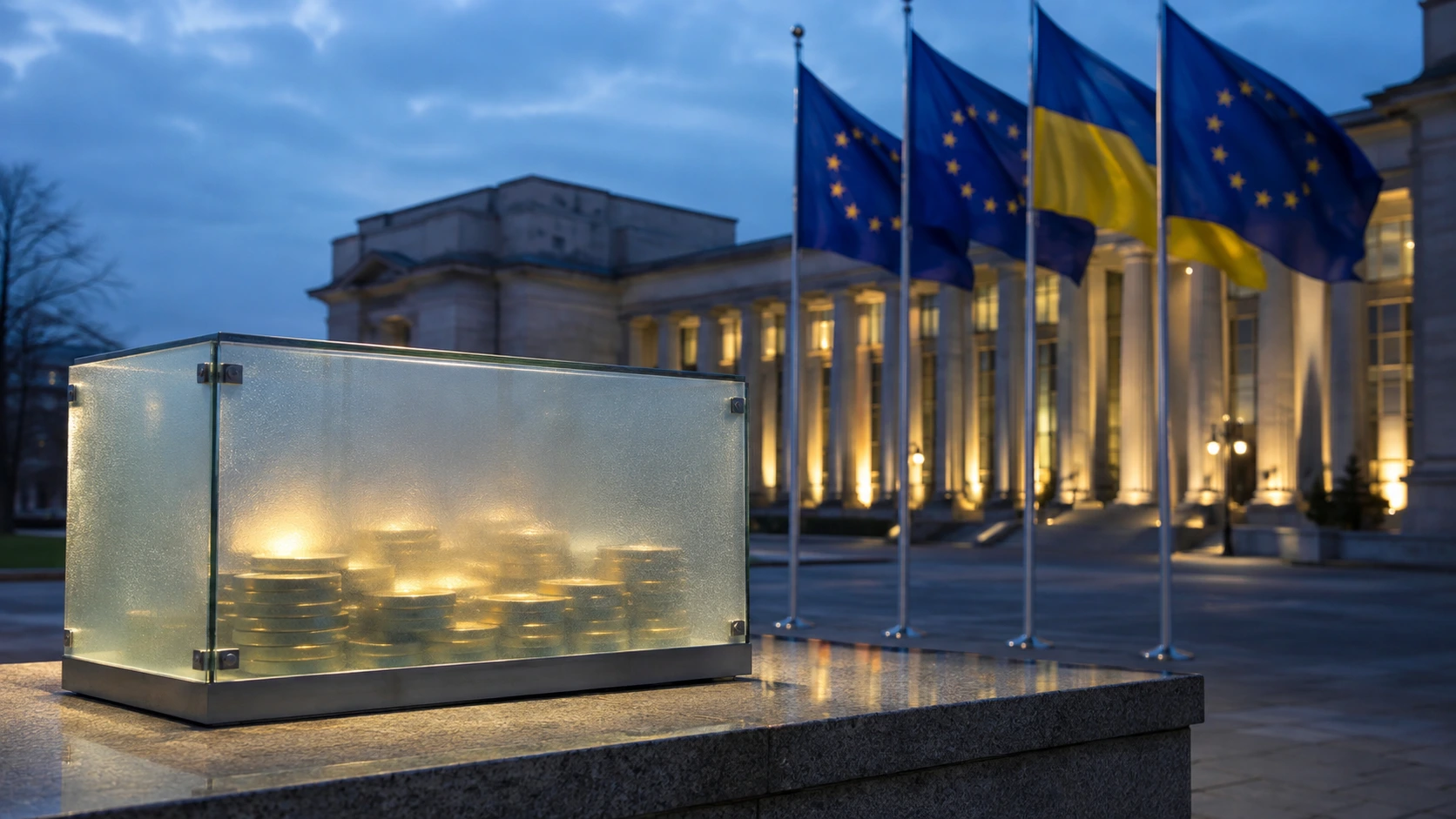 EU ger Ukraina 1,4 miljarder euro från frysta ryska tillgångar